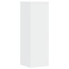 Support pour plantes blanc 33x33x100 cm bois d'ingénierie 