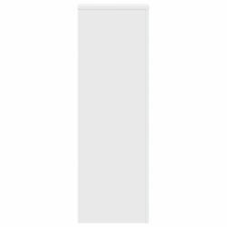 Support pour plantes blanc 33x33x100 cm bois d'ingénierie 