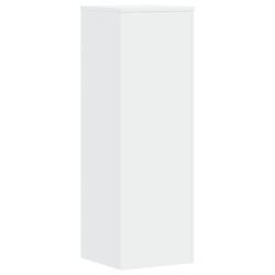Support pour plantes blanc 33x33x100 cm bois d'ingénierie 