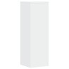 Support pour plantes blanc 33x33x100 cm bois d'ingénierie 