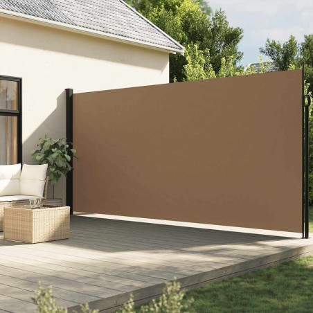 Auvent latéral rétractable taupe 220x300 cm 