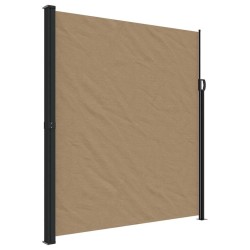 Auvent latéral rétractable taupe 220x300 cm 