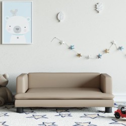 Canapé pour enfants cappuccino 80x45x30 cm similicuir 