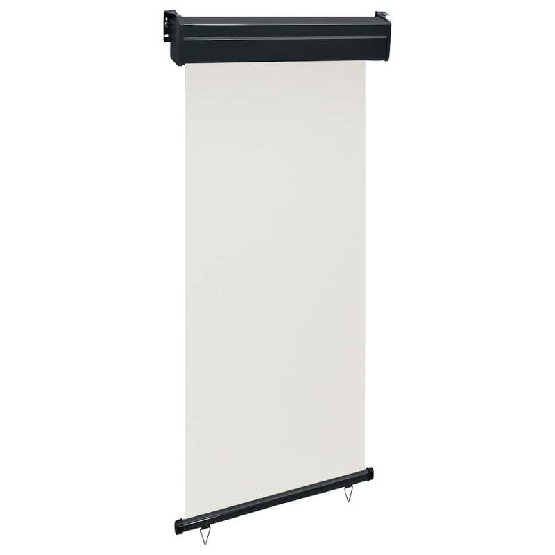 Auvent latéral de balcon 105x250 cm Crème 