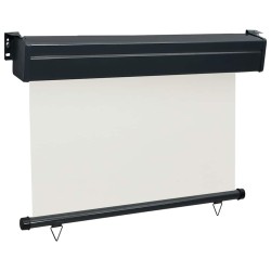 Auvent latéral de balcon 105x250 cm Crème 
