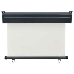 Auvent latéral de balcon 105x250 cm Crème 
