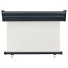 Auvent latéral de balcon 105x250 cm Crème 