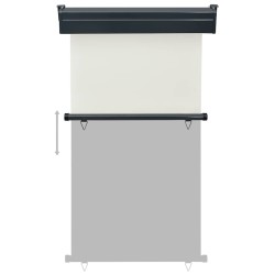 Auvent latéral de balcon 105x250 cm Crème 
