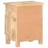 Table de chevet 40x30x50 cm Bois de manguier brut 