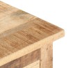 Table de chevet 40x30x50 cm Bois de manguier brut 