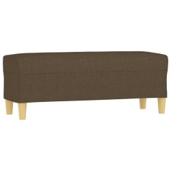 Banc Marron 100x35x41 cm Tissu 