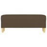 Banc Marron 100x35x41 cm Tissu 