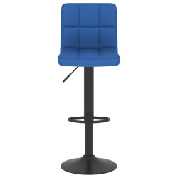 Tabouret de bar Bleu Tissu 