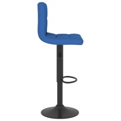 Tabouret de bar Bleu Tissu 