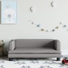 Canapé pour enfants gris 80x45x30 cm similicuir 