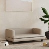 Lit pour chien cappuccino 80x45x30 cm similicuir 