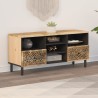 Meuble TV 100x33x46 cm bois massif de manguier 