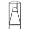 Table console Transparent 220x35x75,5 cm Verre trempé 