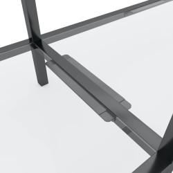 Table console Transparent 220x35x75,5 cm Verre trempé 