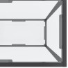 Table console Transparent 220x35x75,5 cm Verre trempé 