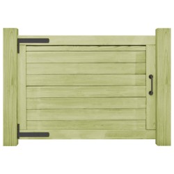 Portail de jardin Bois de pin imprégné 75x100 cm 