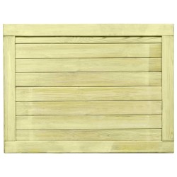 Portail de jardin Bois de pin imprégné 75x100 cm 