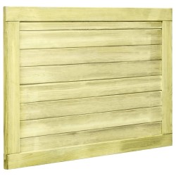 Portail de jardin Bois de pin imprégné 75x100 cm 