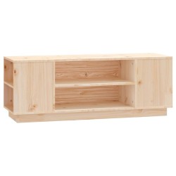 Meuble TV 110x35x40,5 cm Bois de pin massif 