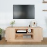 Meuble TV 110x35x40,5 cm Bois de pin massif 