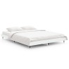 Cadre de lit sans matelas blanc 135x190 cm bois d'ingénierie 