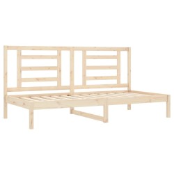 Lit de jour sans matelas 80x200 cm bois de pin massif 