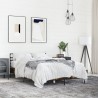 Cadre de lit sans matelas chêne fumé 140x190 cm 
