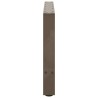 Pieds de table basse en acier naturel, 2 pièces, 70 x (42-43) cm 