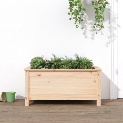 Jardinière 82,5x40x39 cm bois de pin massif 