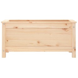 Jardinière 82,5x40x39 cm bois de pin massif 