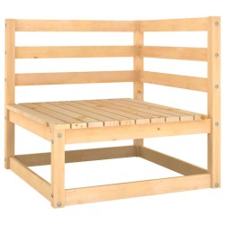 Salon de jardin 2 pcs bois de pin massif 