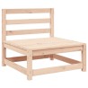 Salon de jardin 2 pcs bois de pin massif 
