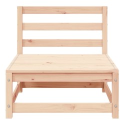 Salon de jardin 2 pcs bois de pin massif 