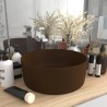 Lavabo rond de luxe Marron foncé mat 40x15 cm Céramique 