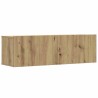 Ensemble de meuble TV mural 2 pcs chêne artisanal 
