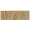 Ensemble de meuble TV mural 2 pcs chêne artisanal 