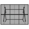 Table de jardin pliable anthracite 110x80x72 cm maille d'acier 