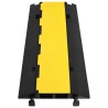 Rampe de protection de câble avec 2 canaux 100 cm caoutchouc 