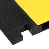Rampe de protection de câble avec 2 canaux 100 cm caoutchouc 