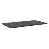 Coussin de banc de jardin anthracite tissu oxford 