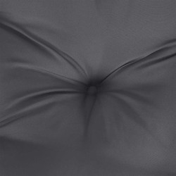Coussin de banc de jardin anthracite tissu oxford 