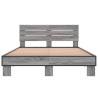 Cadre de lit sans matelas sonoma gris 120x190 cm 