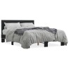 Cadre de lit sans matelas noir 120x190 cm 