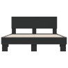Cadre de lit sans matelas noir 120x190 cm 