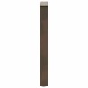 Pieds de table à manger en forme de V 3 pièces Acier naturel 70 x (72-73,3) cm 